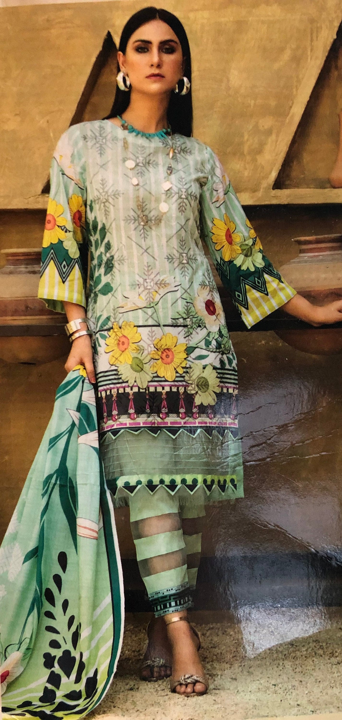Eid Unstitched Embroidery Printed Eid Partywear Dress, Pakistani Branded, Salwar Kameez Suit for Wedding Partywear Eid Ramadan Special, Days
