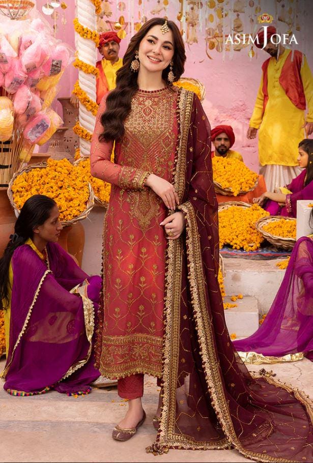 Eid Dress For Womens – Wedding Festival Salwar Kameez Suits Luxury Embroidered Chiffon Pakistani Eid Partywear Suit In Large Size
