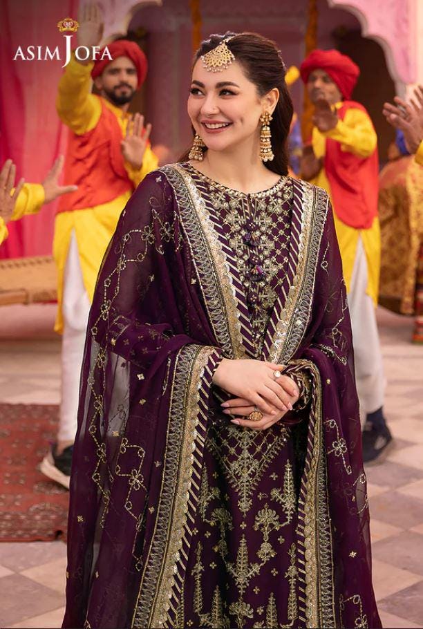 Eid Dress For Womens – Wedding Festival Salwar Kameez Suits Luxury Embroidered Chiffon Pakistani Eid Partywear Suit In Large Size