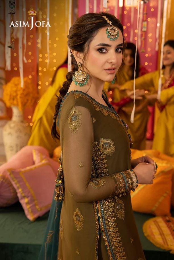 Eid Dress For Womens – Wedding Festival Salwar Kameez Suits Luxury Embroidered Chiffon Pakistani Eid Partywear Suit In Large Size