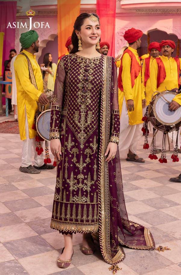 Eid Dress For Womens – Wedding Festival Salwar Kameez Suits Luxury Embroidered Chiffon Pakistani Eid Partywear Suit In Large Size