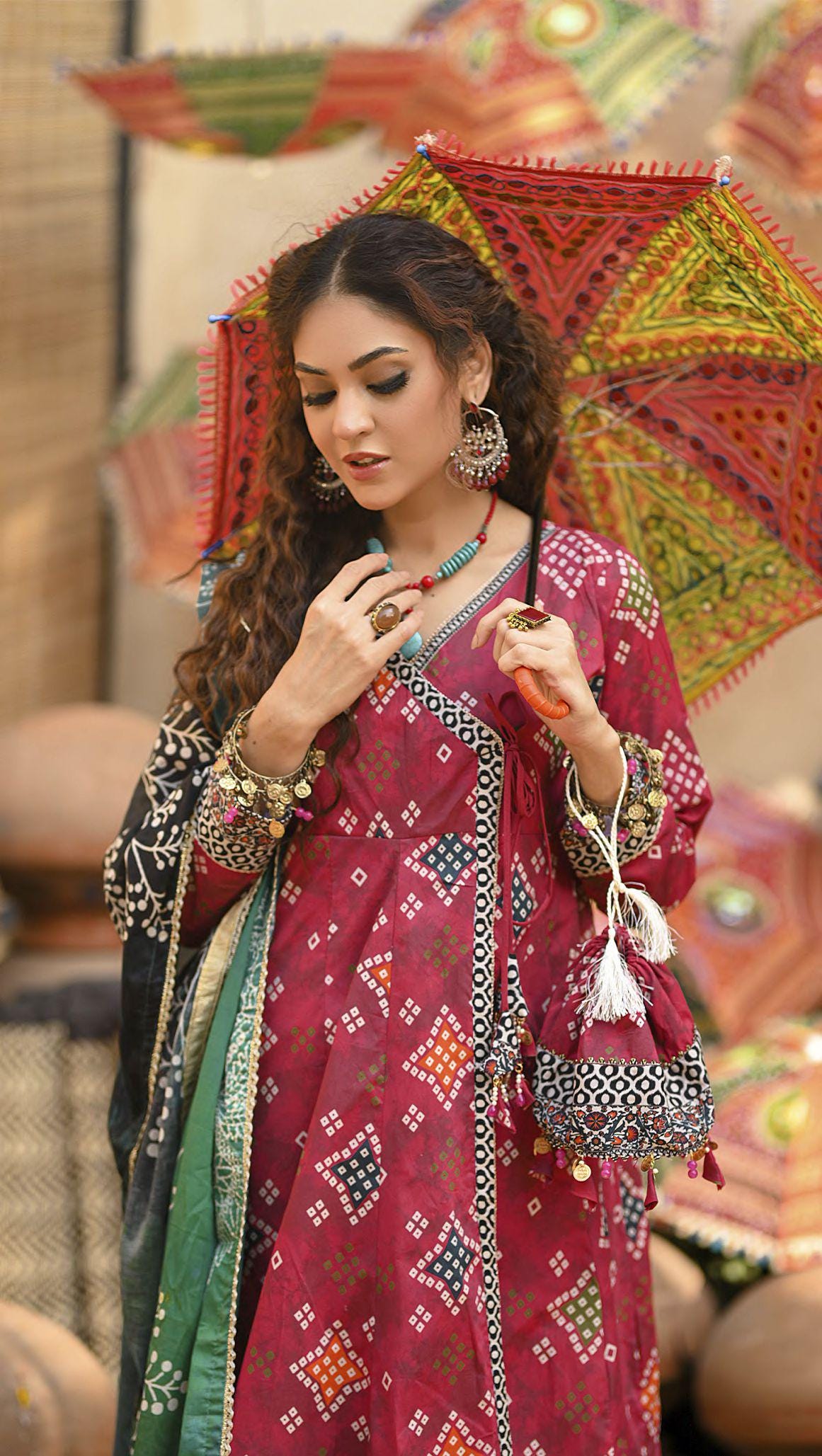 Eid Dress For Womens - Pakistani Embroidered Lawn Ramadan Partywear Festival Suits Printed Chunri Dresses In Small, Medium & Large Size