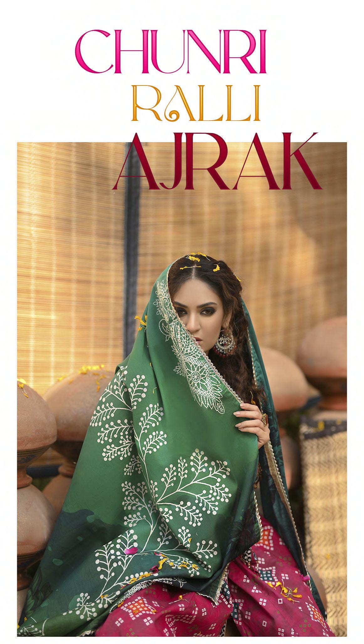 Eid Dress For Womens - Pakistani Embroidered Lawn Ramadan Partywear Festival Suits Printed Chunri Dresses In Small, Medium & Large Size