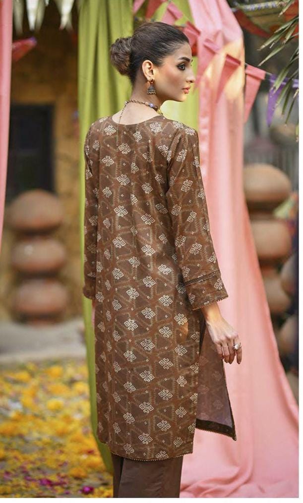 Eid Dress For Womens - Pakistani Embroidered Lawn Ramadan Partywear Festival Suits Printed Chunri Dresses In Small, Medium & Large Size