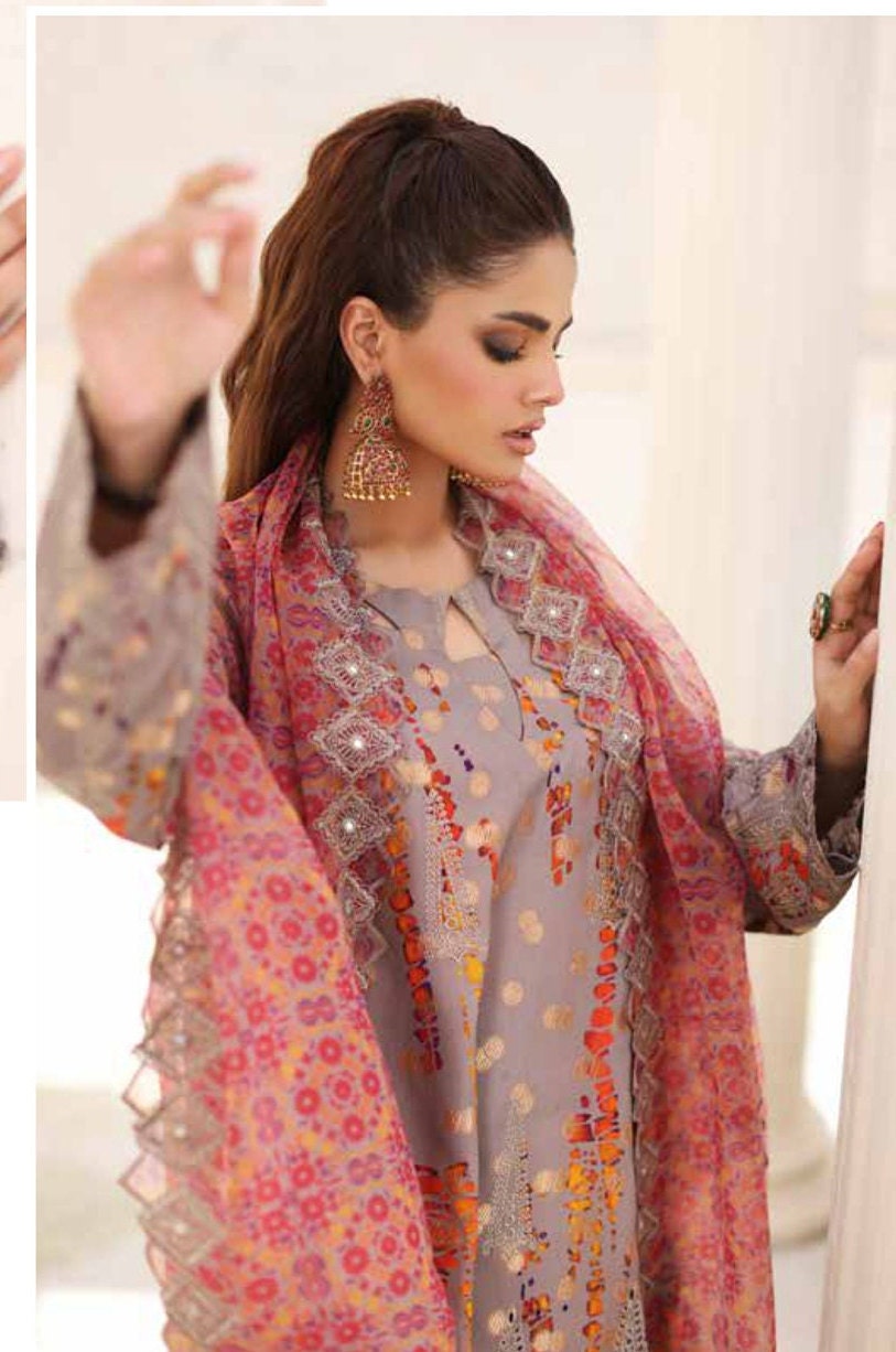 Eid Dress For Womens - Ramadan Partywear Festival Suits Salwar Kameez Suits Staple Jacquard Party Wear Suit In Large Size
