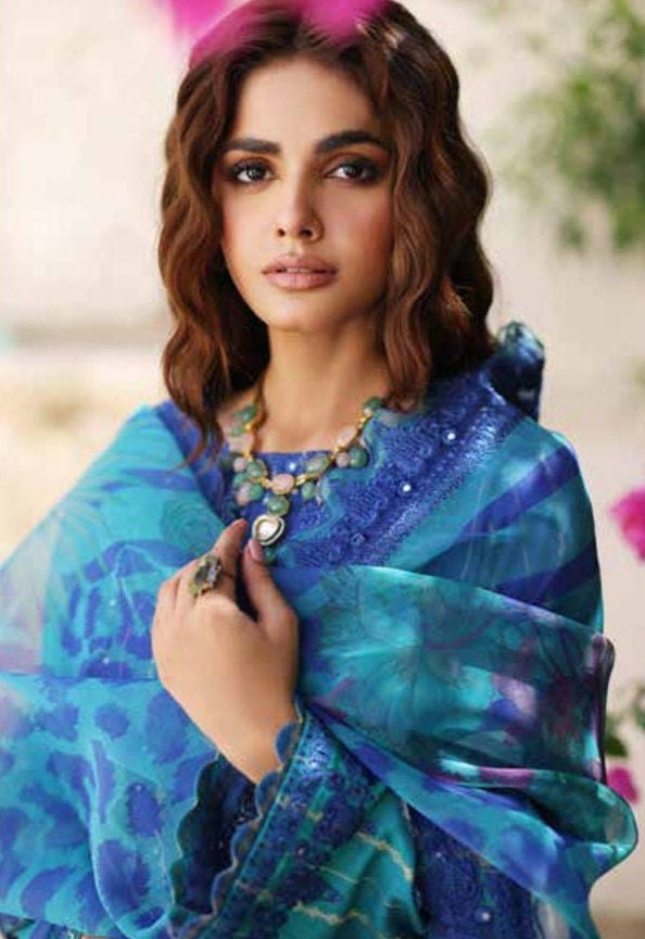 Eid Dress For Womens - Ramadan Partywear Festival Suits Salwar Kameez Suits Staple Jacquard Party Wear Suit In Large Size