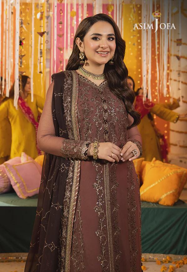 Eid Dress For Womens – Wedding Festival Salwar Kameez Suits Luxury Embroidered Chiffon Pakistani Eid Partywear Suit In Small Size