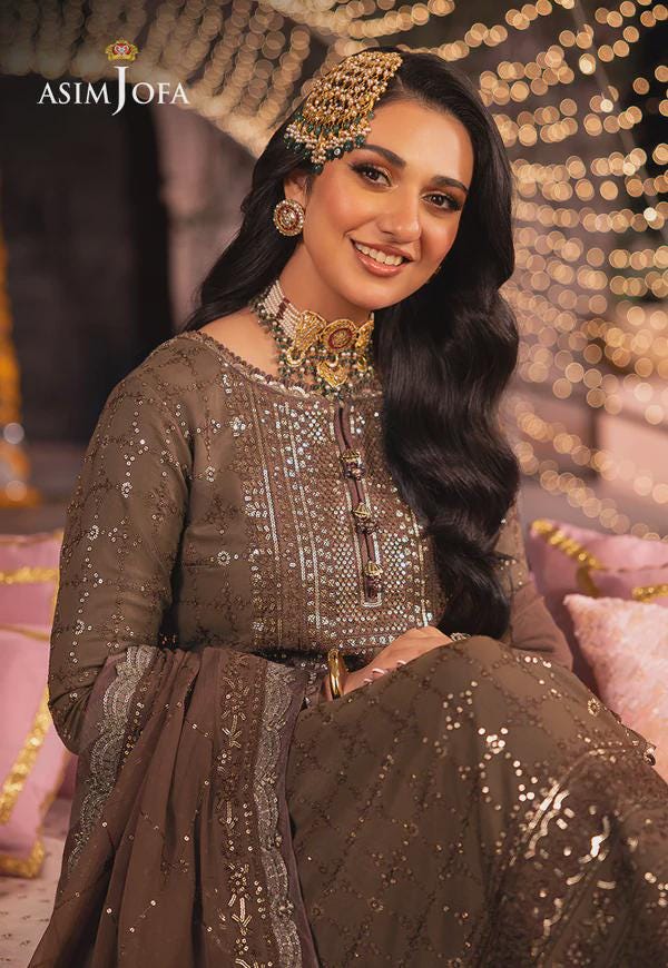 Eid Dress For Womens – Wedding Festival Salwar Kameez Suits Luxury Embroidered Chiffon Pakistani Eid Partywear Suit In Small Size