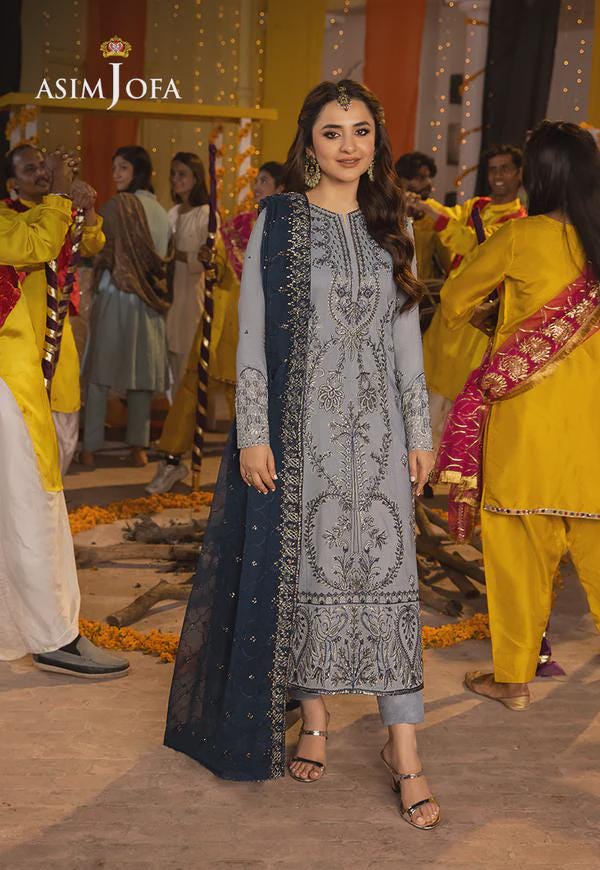 Eid Dress For Womens – Wedding Festival Salwar Kameez Suits Luxury Embroidered Chiffon Pakistani Eid Partywear Suit In Small Size
