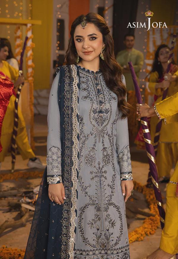 Eid Dress For Womens – Wedding Festival Salwar Kameez Suits Luxury Embroidered Chiffon Pakistani Eid Partywear Suit In Small Size