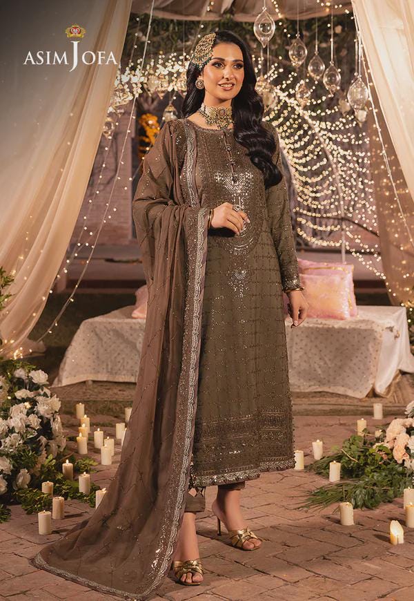 Eid Dress For Womens – Wedding Festival Salwar Kameez Suits Luxury Embroidered Chiffon Pakistani Eid Partywear Suit In Small Size