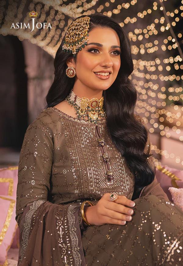 Eid Dress For Womens – Wedding Festival Salwar Kameez Suits Luxury Embroidered Chiffon Pakistani Eid Partywear Suit In Small Size
