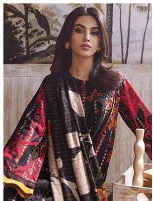 Eid Dress For Womens - Pakistani Embroidered Khaddar Ramadan Partywear Festival Suits Eid Salwar Kameez Suits in Large Size