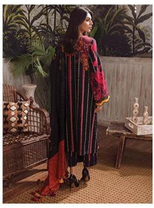 Eid Dress For Womens - Pakistani Embroidered Khaddar Ramadan Partywear Festival Suits Eid Salwar Kameez Suits in Large Size