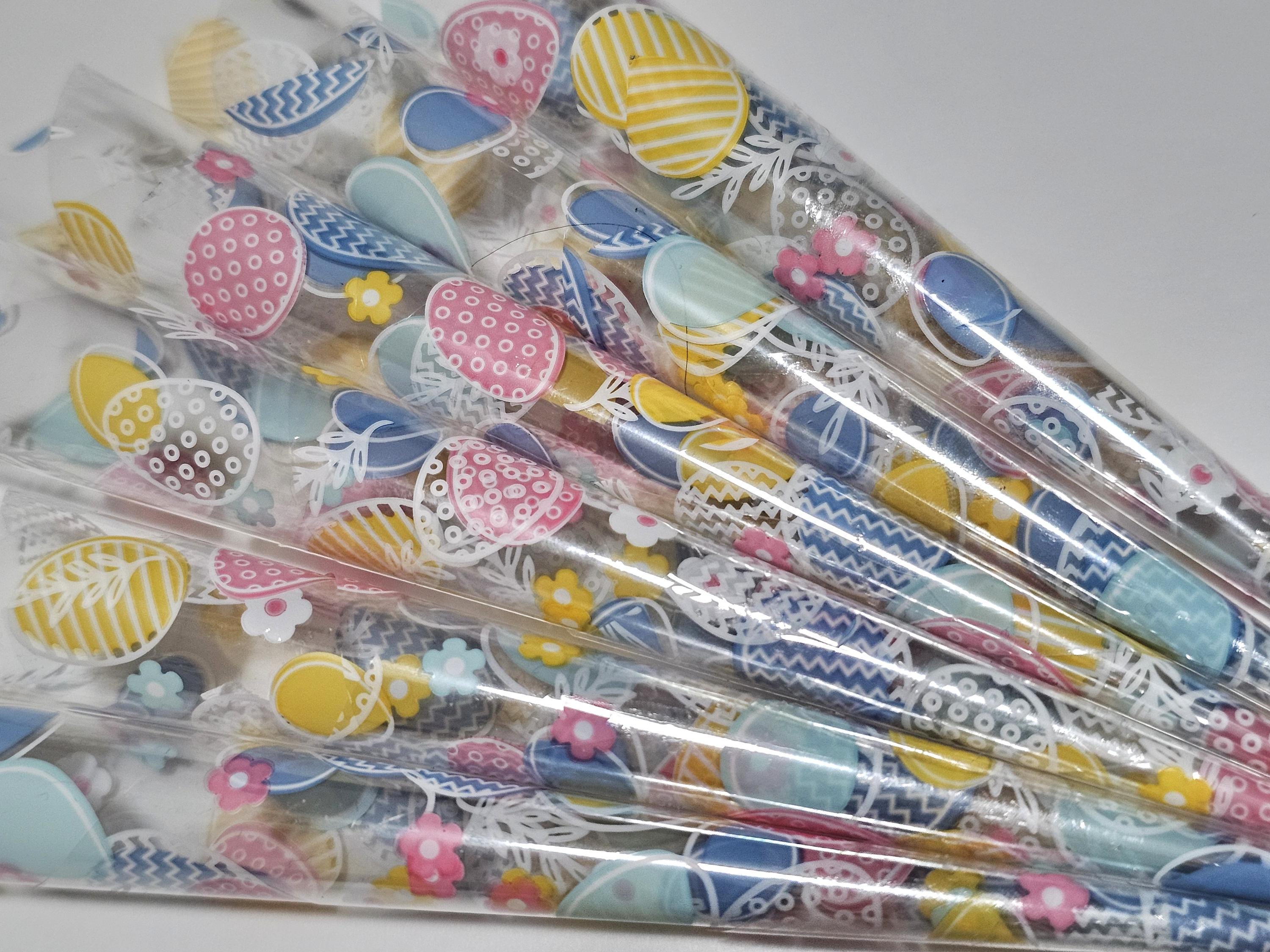 EASTER EGGS Henna Cellophane Sheet for Resin Crafts – Mehndi Precut Rerolled Cone Tape