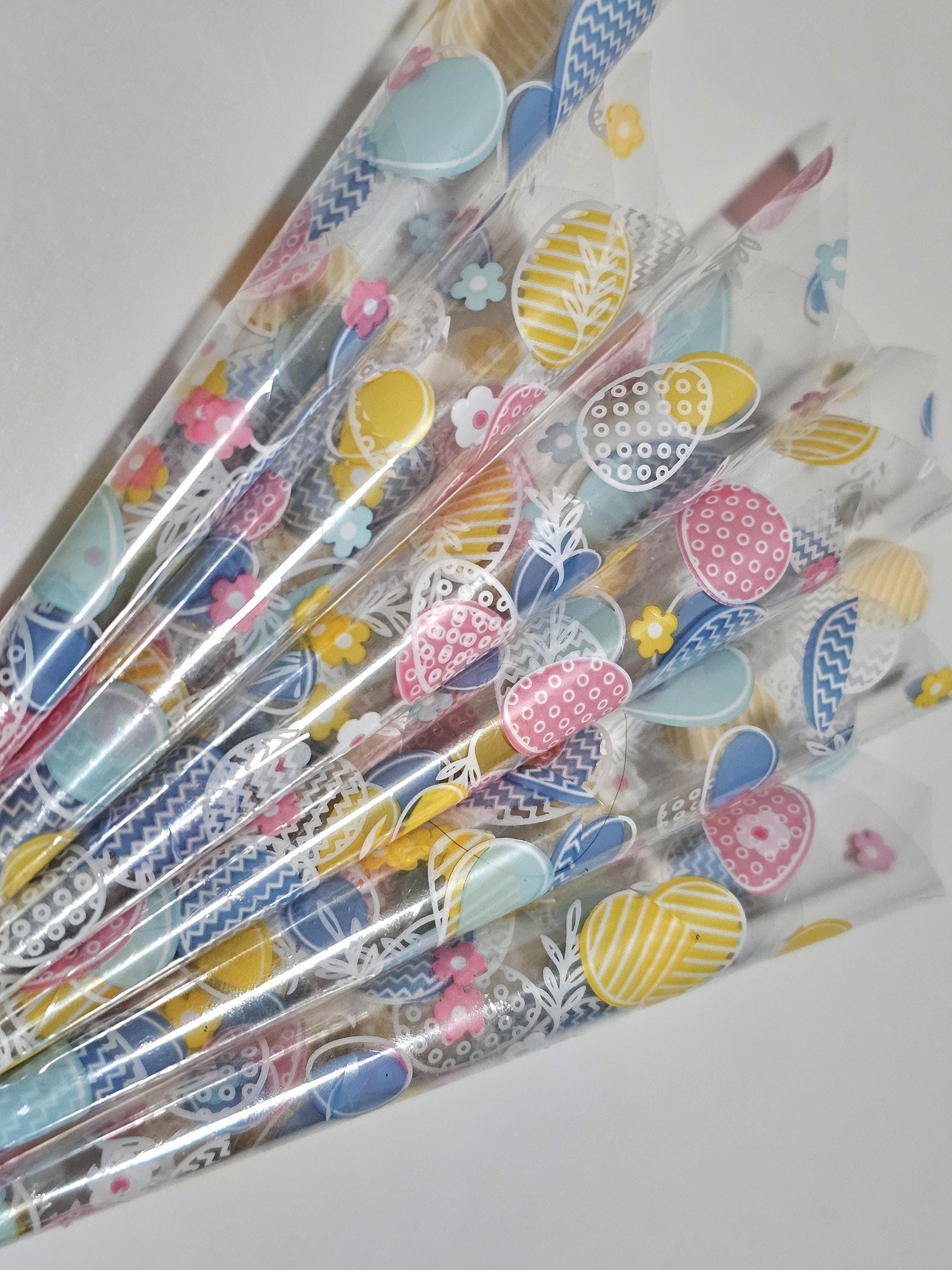 EASTER EGGS Henna Cellophane Sheet for Resin Crafts – Mehndi Precut Rerolled Cone Tape