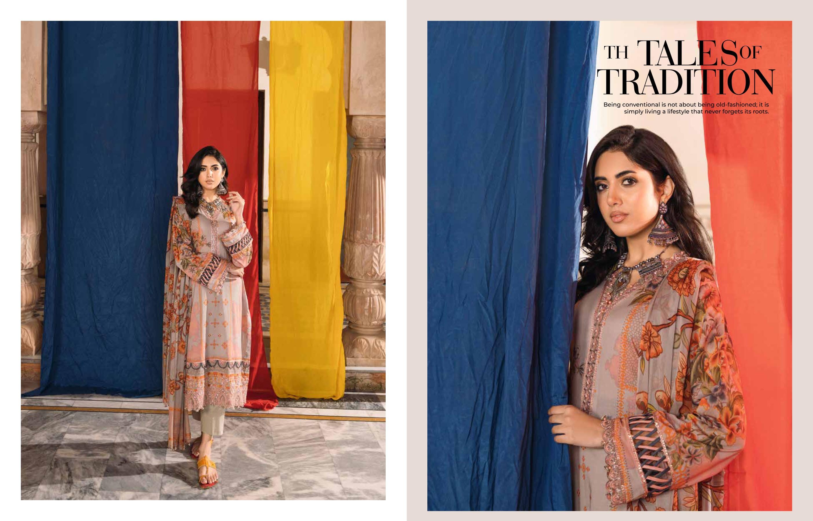 Eid Dress For Womens - Pakistani Embroidered Lawn Ramadan Partywear Festival Suits Printed Chunri Dress
