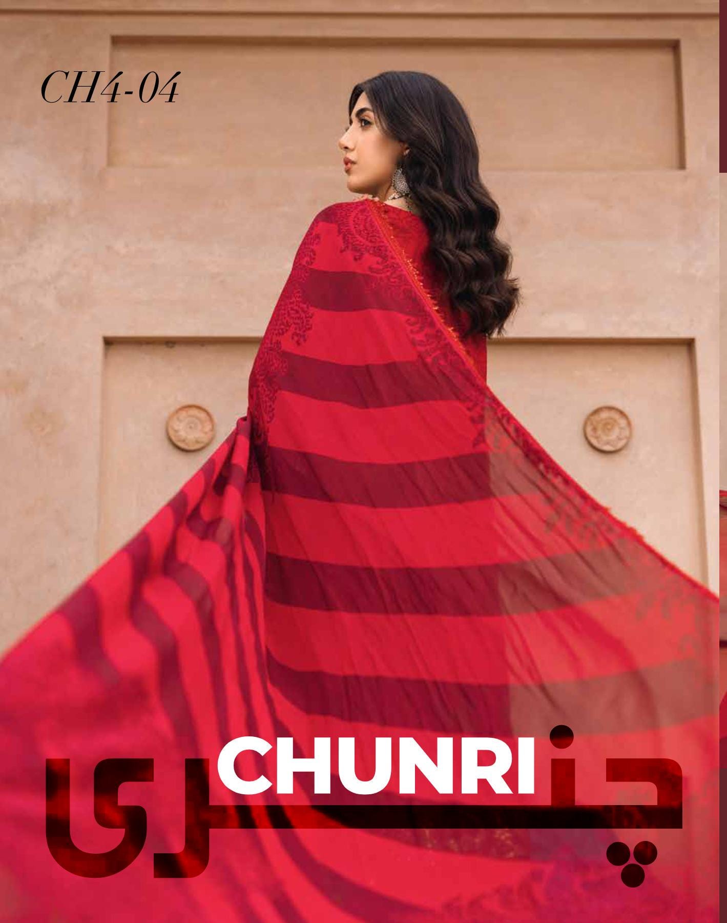Eid Dress For Womens - Pakistani Embroidered Lawn Ramadan Partywear Festival Suits Printed Chunri Dress