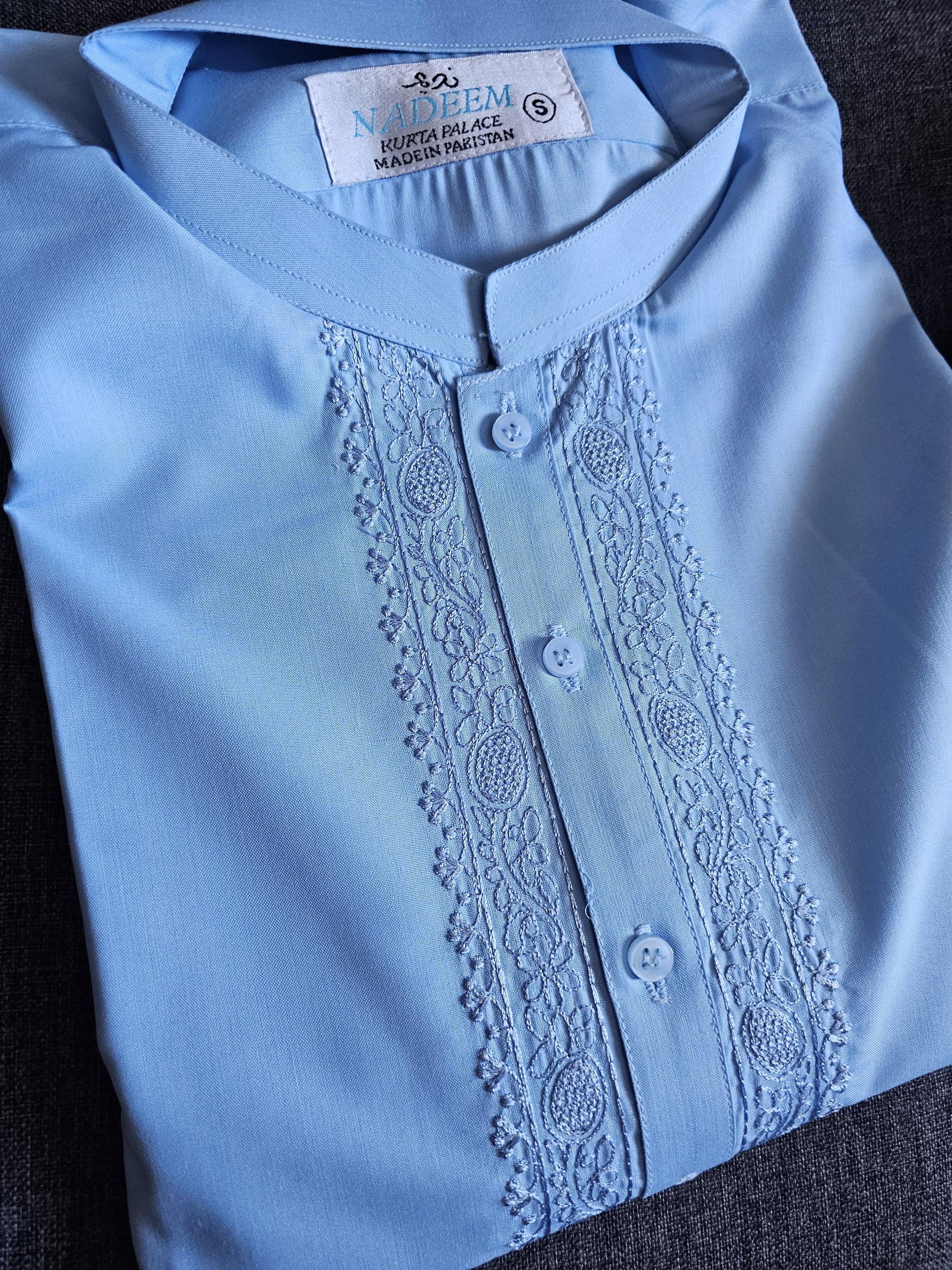 Salwar Kameez Suits For Men  – Eid Pakistani Festival Ramadan Mens Dress Party Wear Salwar Suit for Man In Small Size