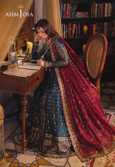 Eid Dress For Womens – Wedding Festival Salwar Kameez Suits Luxury Embroidered Chiffon Pakistani Eid Partywear Suit In Small & Medium Size