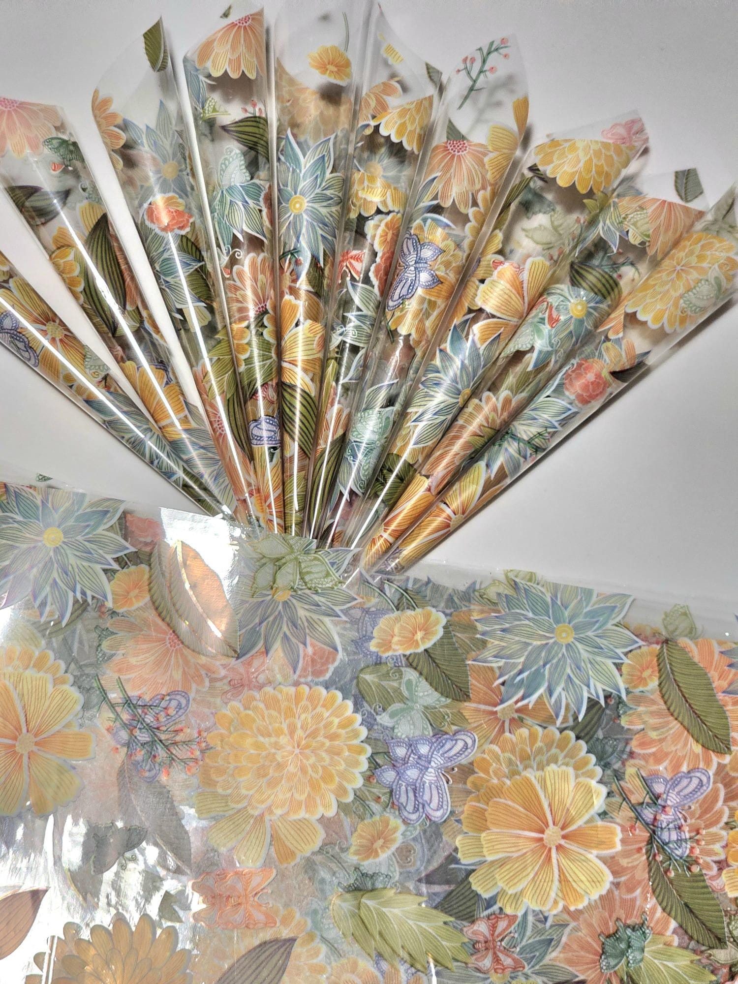 Henna Cellophane Sheet for Resin Crafts – Mehndi Precut Rerolled Cone Tape