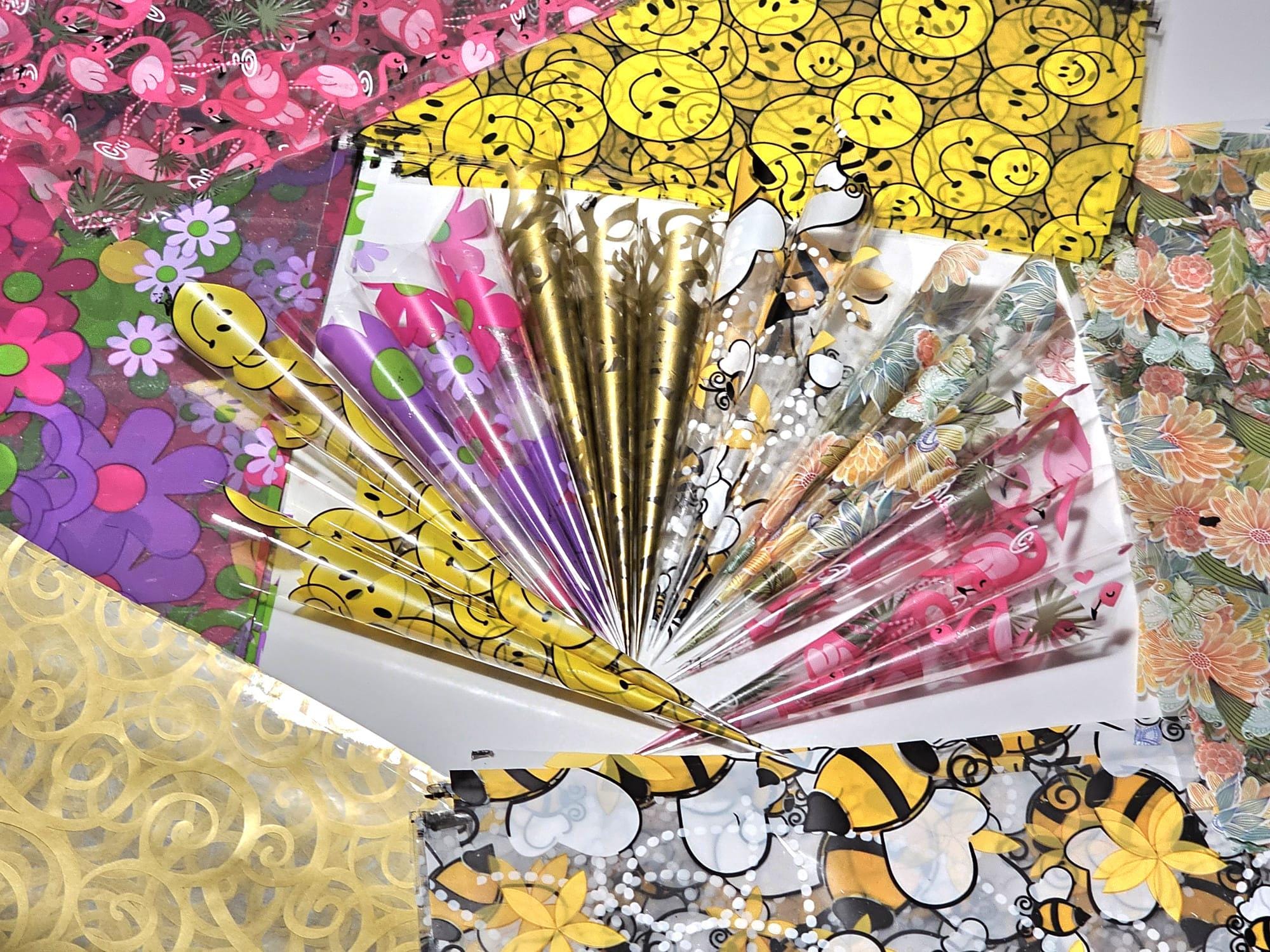 Henna Cellophane Sheet for Resin Crafts – Mehndi Precut Rerolled Cone Tape