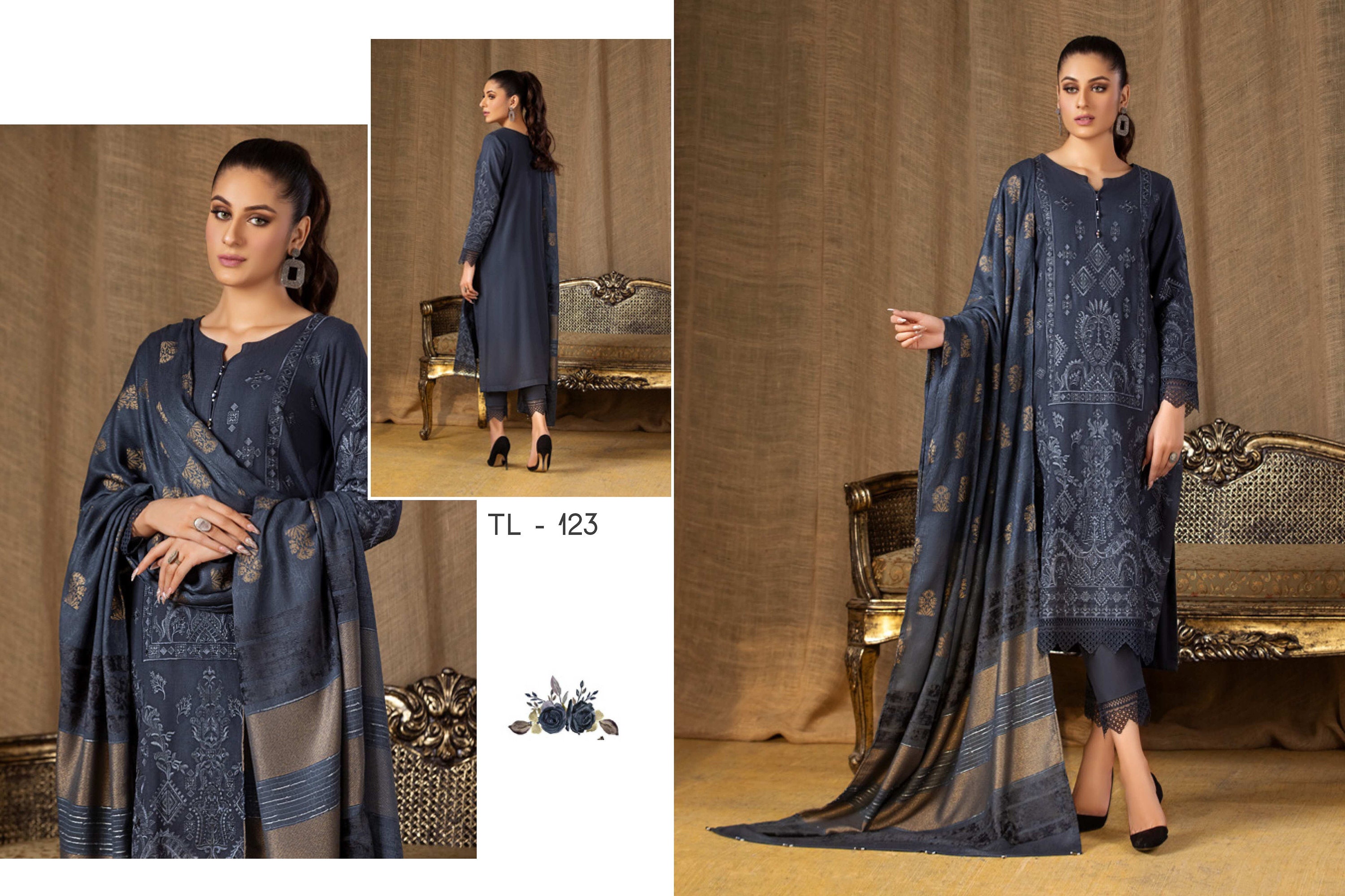 Eid Dress For Womens - Pakistani Embroidered Leather Peach - Ramadan Partywear Festival Suits in Large Size