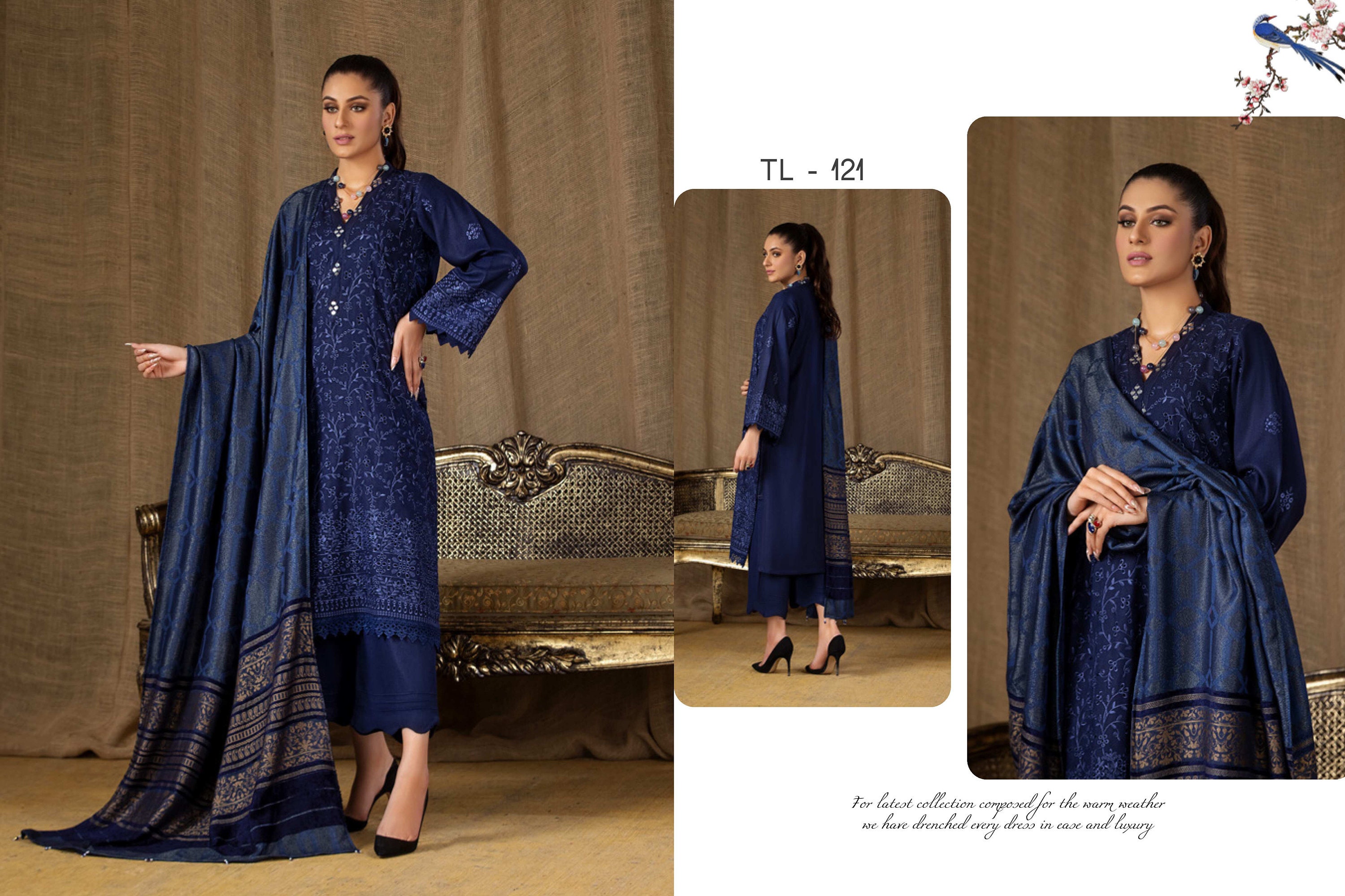 Eid Dress For Womens - Pakistani Embroidered Leather Peach - Ramadan Partywear Festival Suits in Large Size