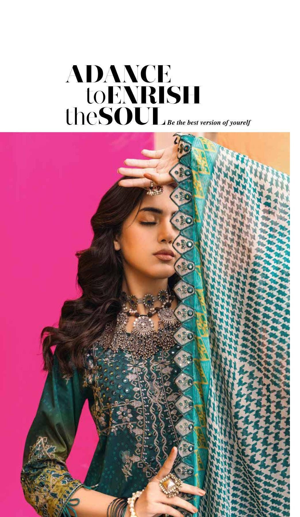 Eid Dress For Womens - Pakistani Embroidered Lawn Ramadan Partywear Festival Suits Printed Chunri Dress In Medium & Large Size