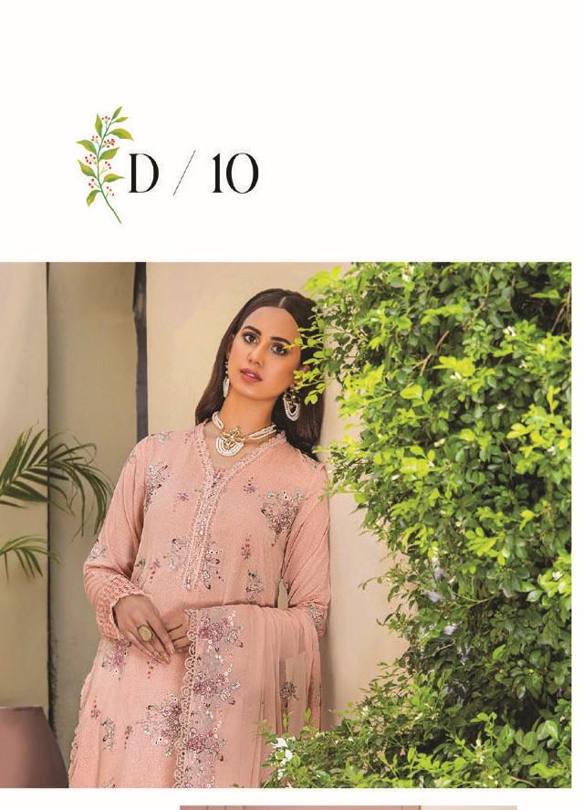 Eid Dress For Womens - Pakistani Embroidered Karandi Ramadan Partywear Festival Suits Salwar Kameez Suit In Large Size By Rumli