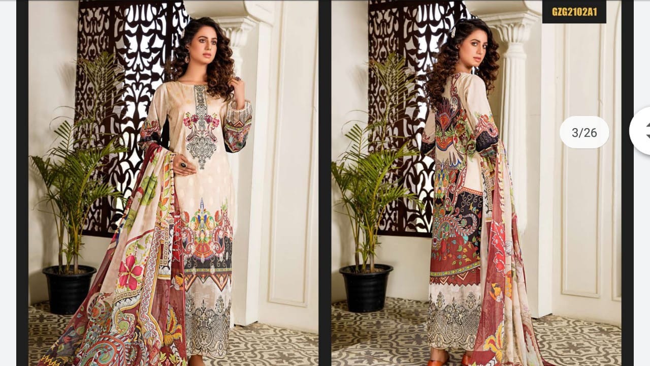 Eid Unstitched - Embroidered  Printed - Eid Partywear Dress - Eid Collection - Unstitched - Pakistani Branded - Salwar Kameez Suit