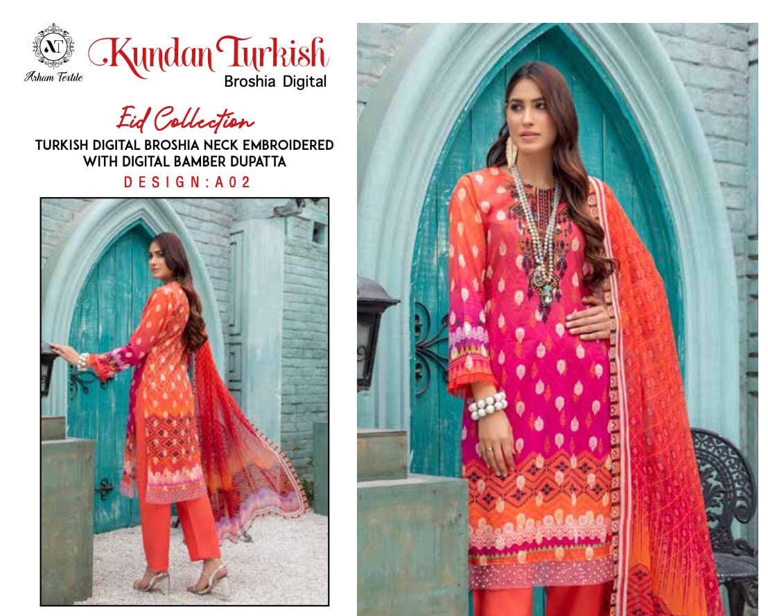 Eid Unstitched - Embroidered  Printed - Eid Partywear Dress - Eid Collection - Unstitched - Pakistani Branded - Salwar Kameez Suit