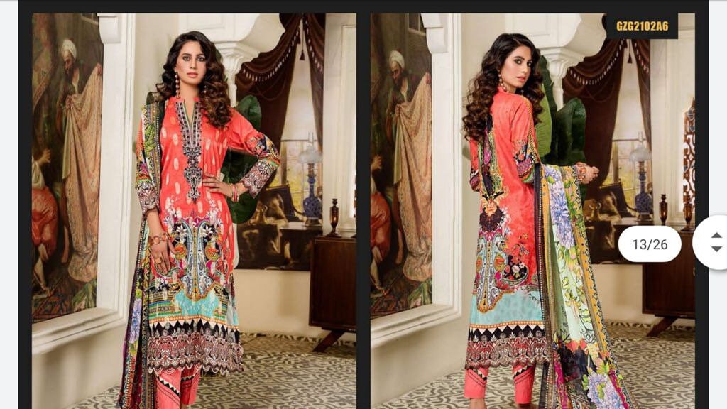 Eid Unstitched - Embroidered  Printed - Eid Partywear Dress - Eid Collection - Unstitched - Pakistani Branded - Salwar Kameez Suit