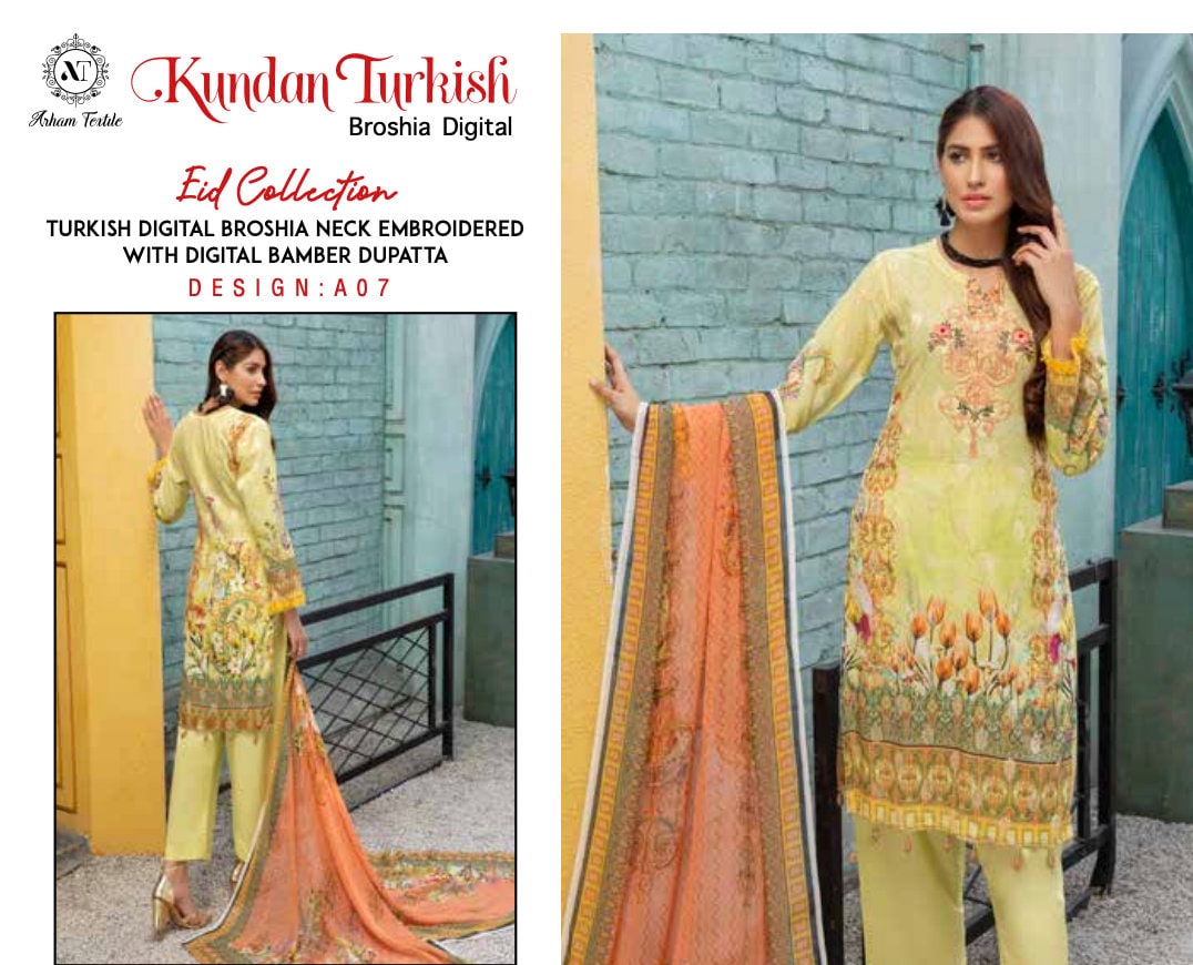 Eid Unstitched - Embroidered  Printed - Eid Partywear Dress - Eid Collection - Unstitched - Pakistani Branded - Salwar Kameez Suit