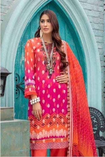 Eid Unstitched - Embroidered  Printed - Eid Partywear Dress - Eid Collection - Unstitched - Pakistani Branded - Salwar Kameez Suit