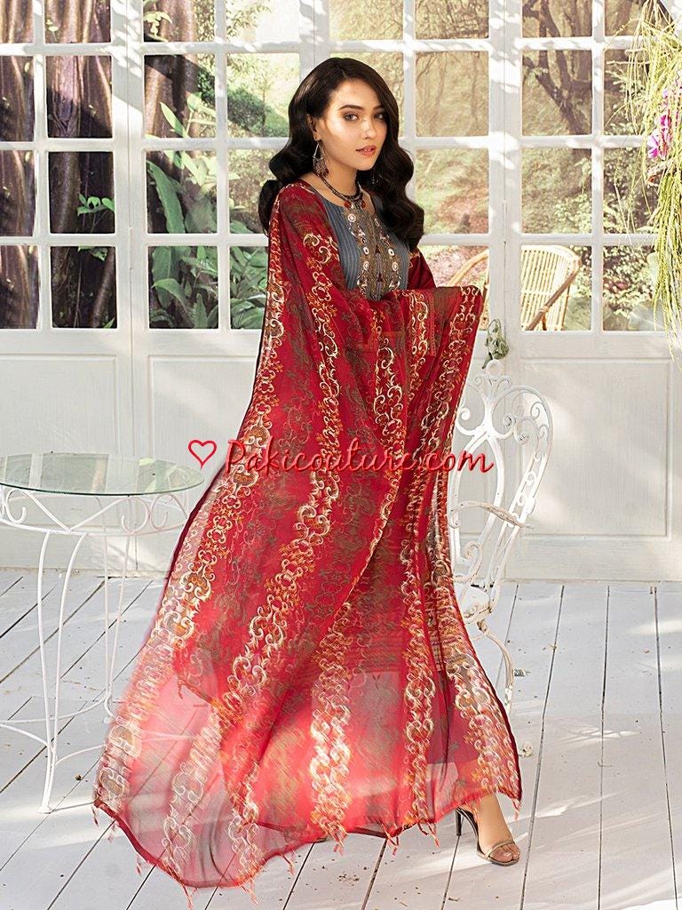 Eid Unstitched Eid Partywear Dress Pakistani Branded Designer Dress Unstitched 3pc Dress Dailywear Lawn Dress Unstitched Salwar Kameez Suit