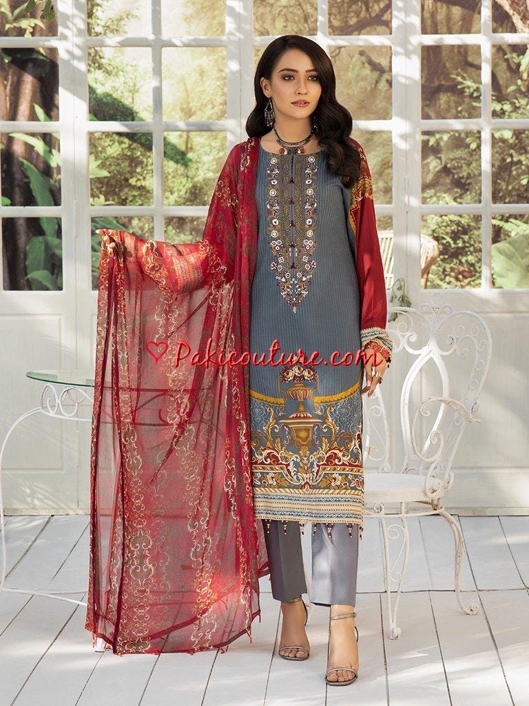 Eid Unstitched Eid Partywear Dress Pakistani Branded Designer Dress Unstitched 3pc Dress Dailywear Lawn Dress Unstitched Salwar Kameez Suit