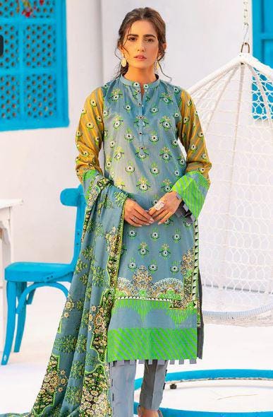 Eid Unstitched Eid Partywear Dress Pakistani Branded Designer Dress Unstitched 3pc Dress Dailywear Lawn Dress Unstitched Salwar Kameez Suit