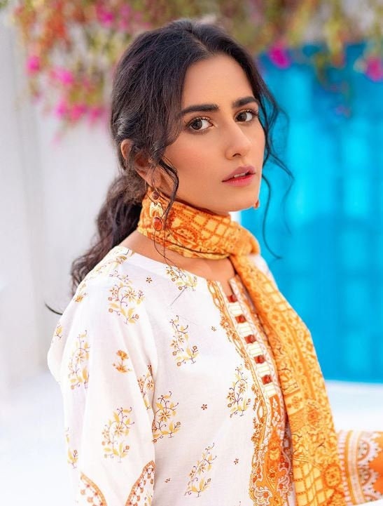 Eid Unstitched Eid Partywear Dress Pakistani Branded Designer Dress Unstitched 3pc Dress Dailywear Lawn Dress Unstitched Salwar Kameez Suit