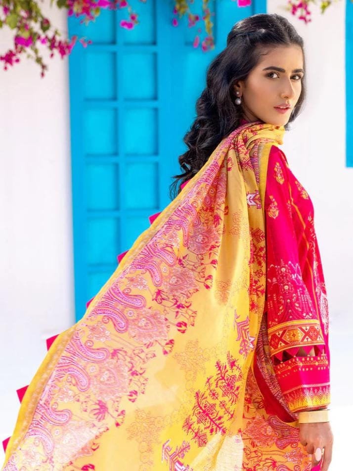 Eid Unstitched Eid Partywear Dress Pakistani Branded Designer Dress Unstitched 3pc Dress Dailywear Lawn Dress Unstitched Salwar Kameez Suit
