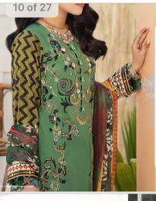 Eid Unstitched Eid Partywear Dress Pakistani Branded Designer Dress Unstitched 3pc Dress Dailywear Lawn Dress Unstitched Salwar Kameez Suit