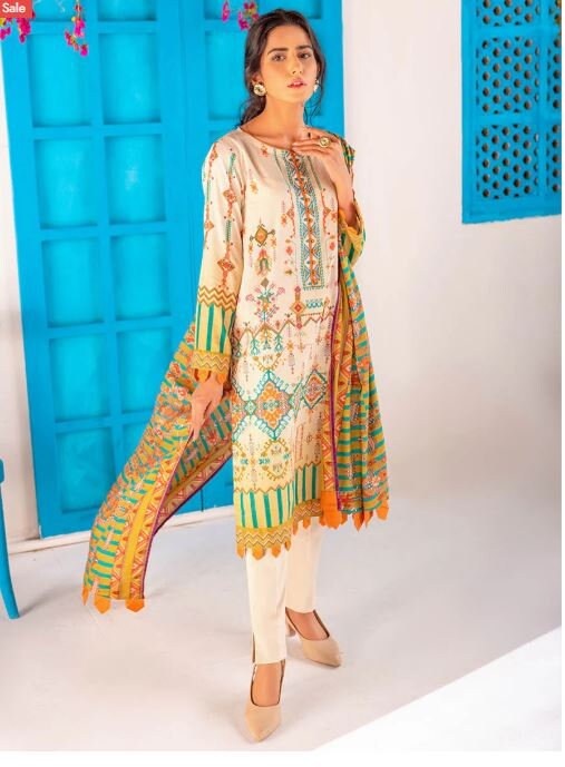 Eid Unstitched Eid Partywear Dress Pakistani Branded Designer Dress Unstitched 3pc Dress Dailywear Lawn Dress Unstitched Salwar Kameez Suit