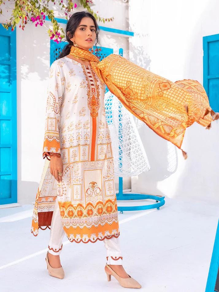 Eid Unstitched Eid Partywear Dress Pakistani Branded Designer Dress Unstitched 3pc Dress Dailywear Lawn Dress Unstitched Salwar Kameez Suit