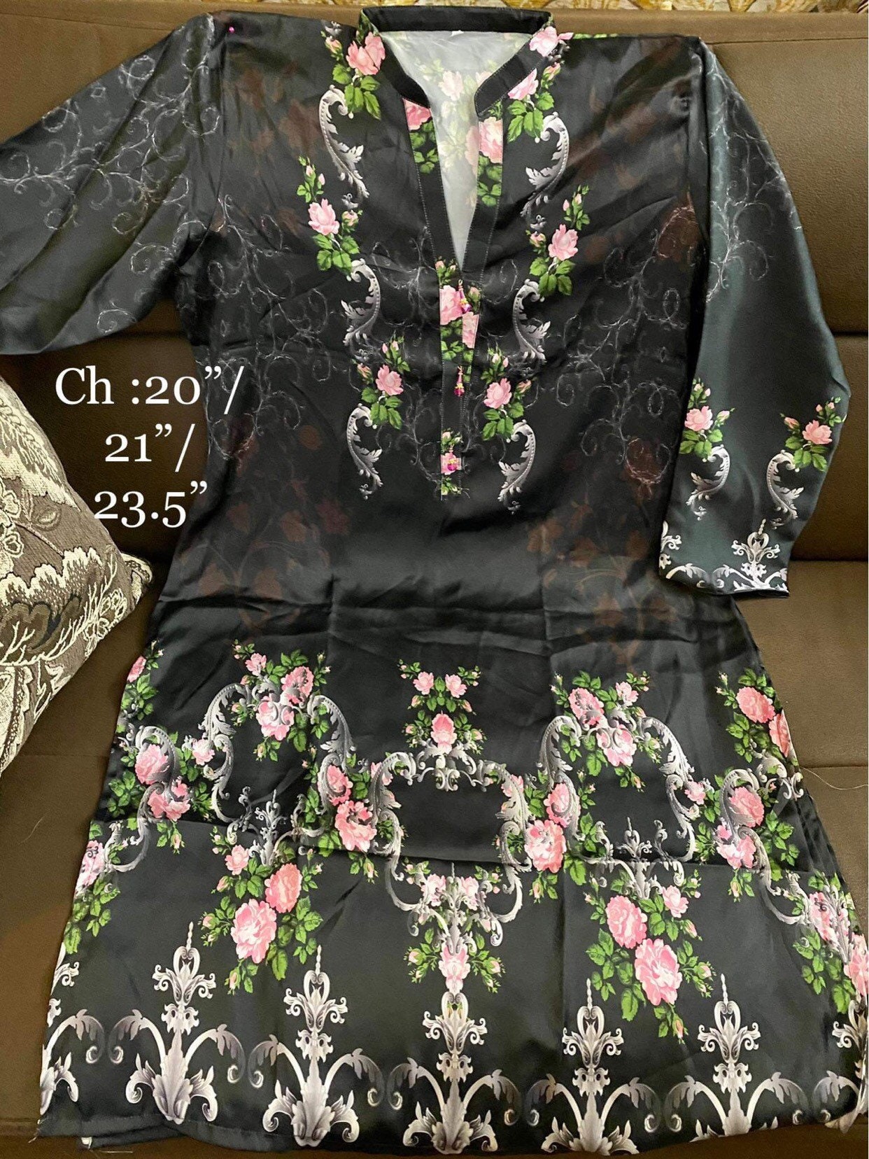 Eid Dress For Womens - Pakistani Embroidered Lawn Kurti for Girls Ramadan Partywear Festival Suits Girls Kurti In Medium & Large Size