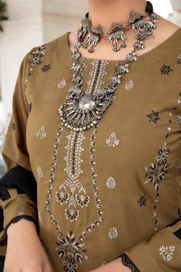 Eid Dress For Womens - Pakistani Embroidered Ramadan Partywear Festival Suits Eid Salwar Kameez Suits with Wool Shawl In Large Size