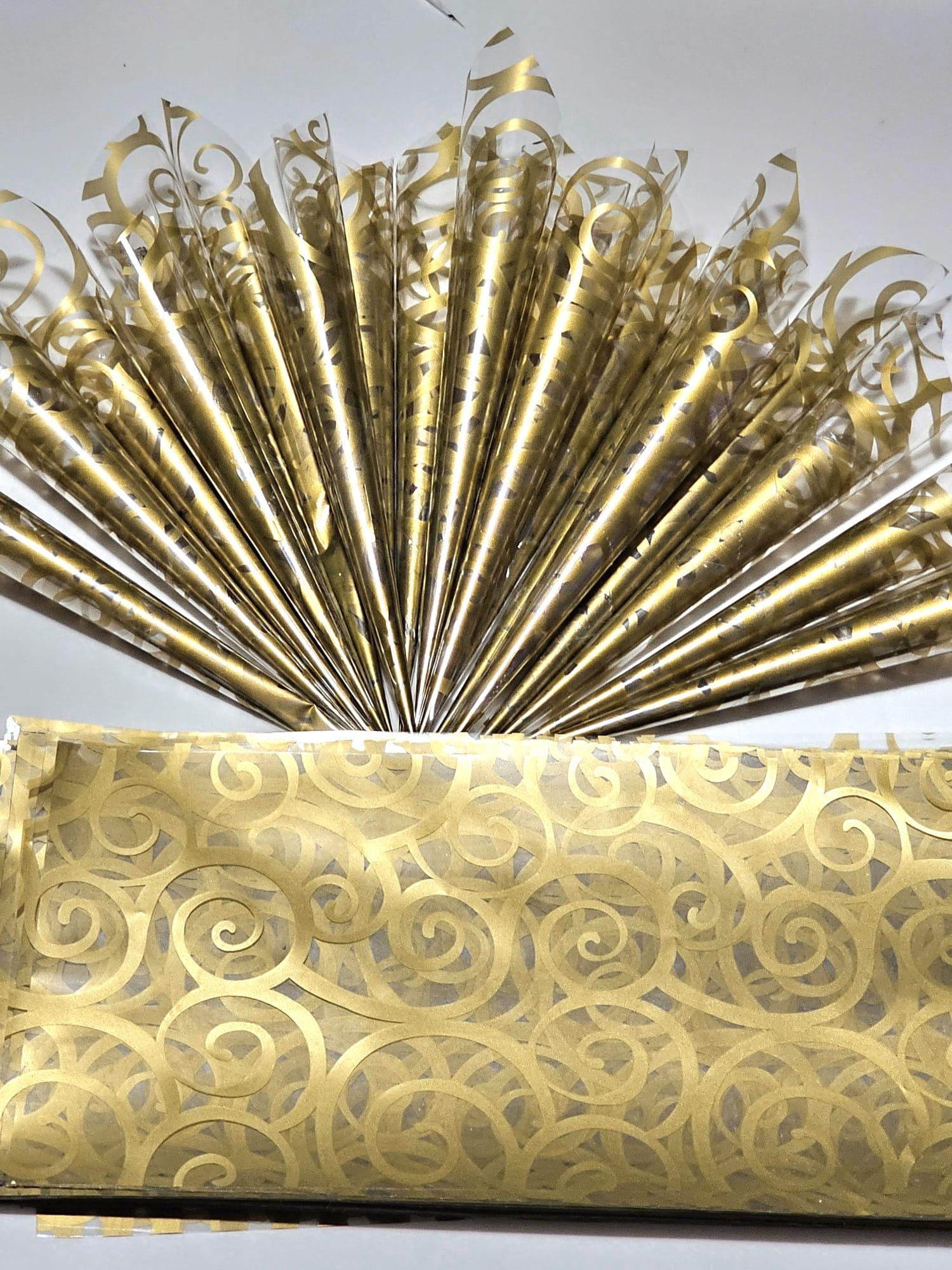 Cellophane Sheets Precut Rerolled Cone Adhesive Coated Sheets For Resin Crafts Easy to Use Cello Sheets Cellophane Rerolled Precut Sheets