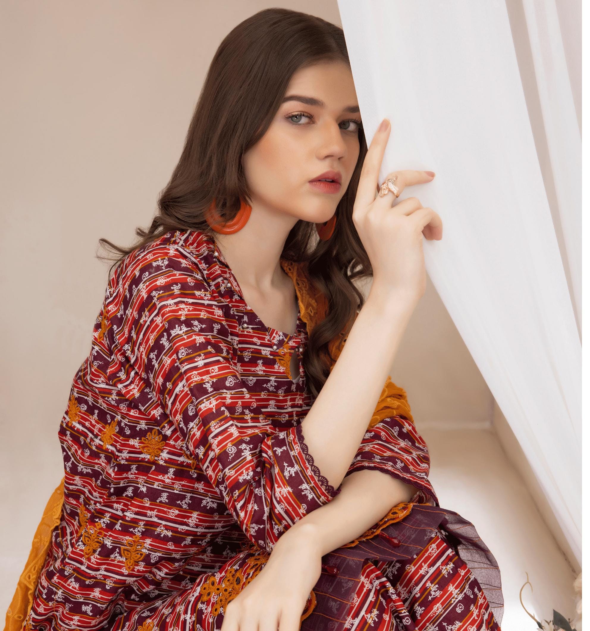 Eid Dress For Womens - Pakistani Embroidered Lawn Ramadan Partywear Festival Suits In Small Size