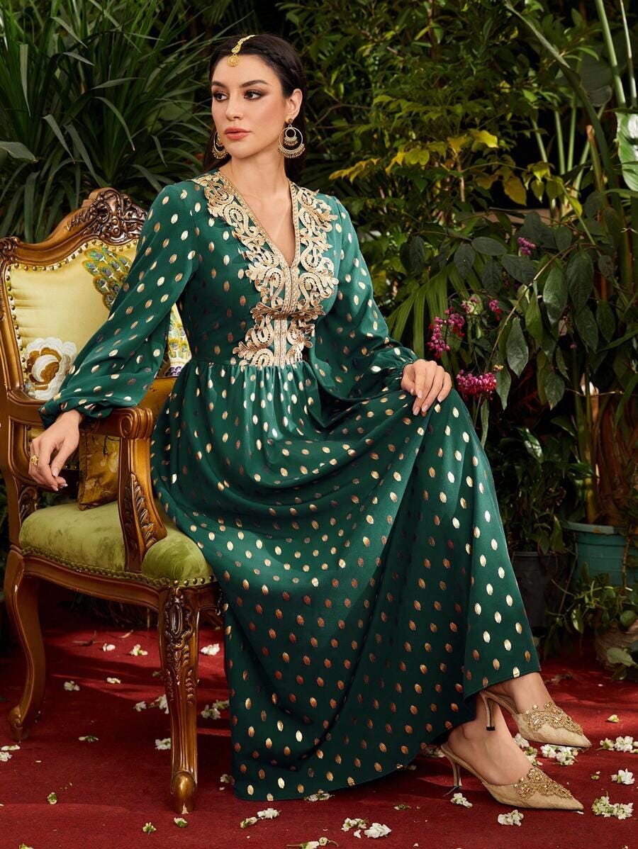 New Beautiful Model Heart Print Maxi Partywear Printed Maxi Designer Dress Floral Long Maxi Readymade Maxi for Girls