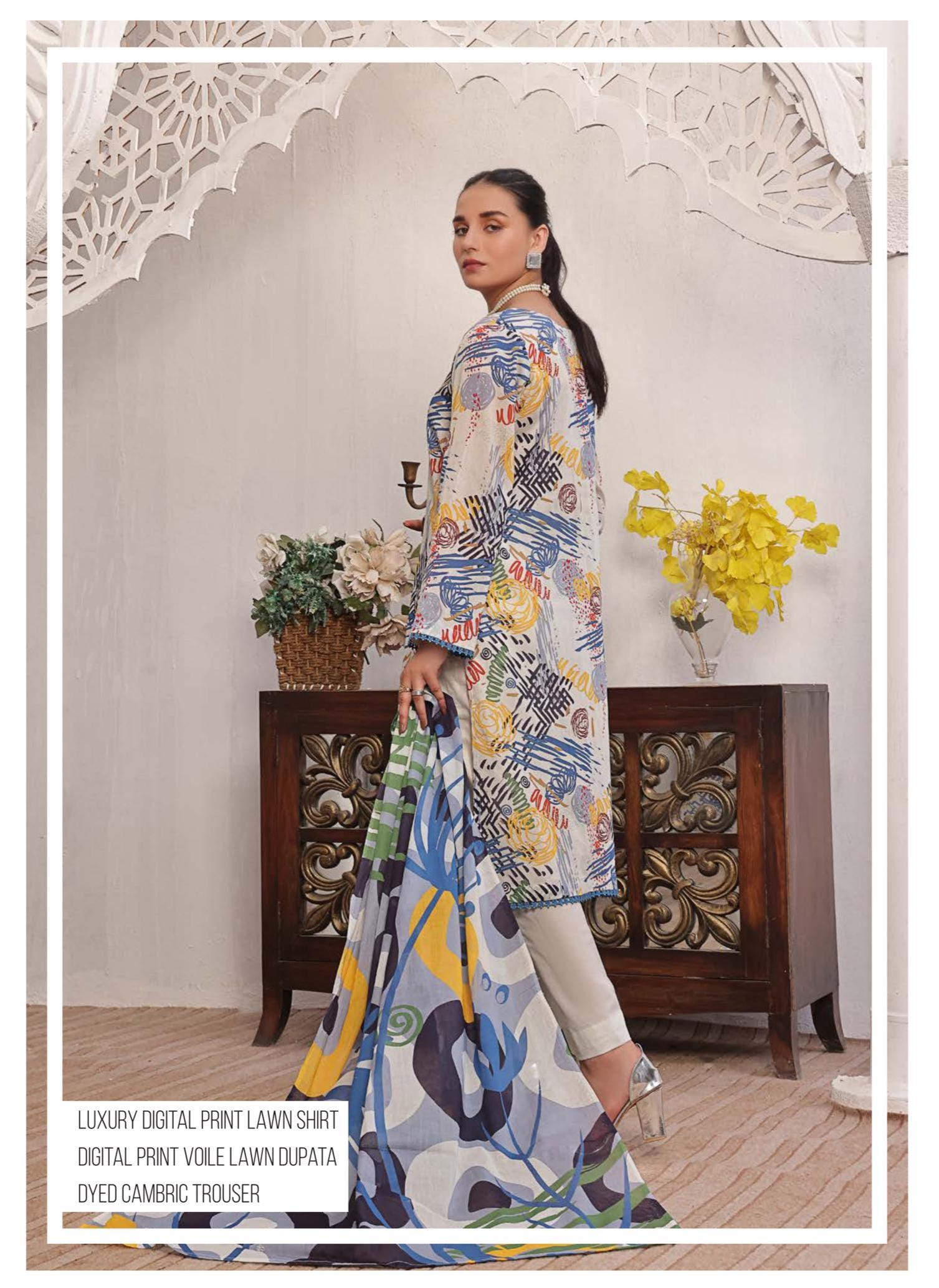 Eid Dress For Womens - Pakistani Embroidered Lawn Ramadan Partywear Festival Suits