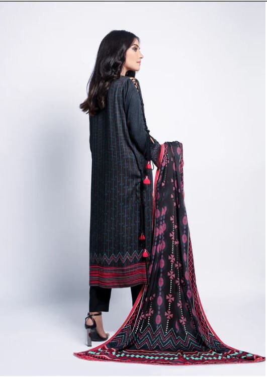 Eid Dress For Womens - Pakistani Embroidered Khaddar Ramadan Partywear Festival Suits Eid Salwar Kameez Suits in Small Size